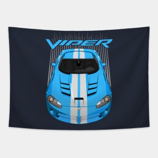 Viper SRT10-bright blue and white Tapestry