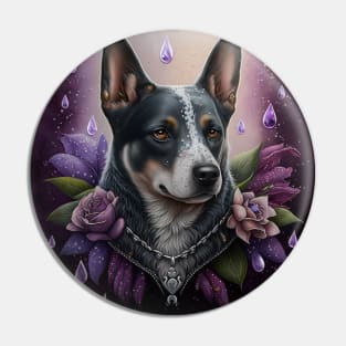 Australian Cattle Dog Enchanted Elegance Pin