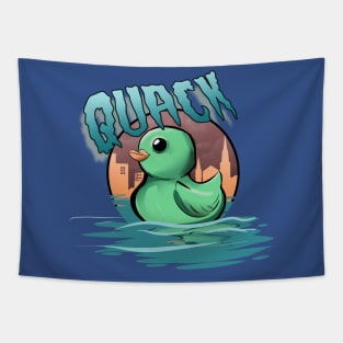 Quack the Evil Duck Tapestry