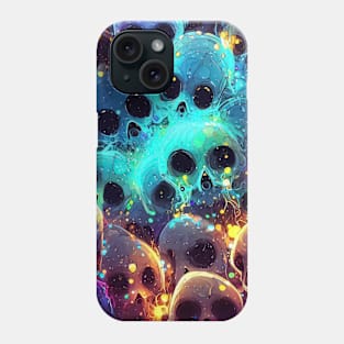 Spooky Skull pattern Phone Case