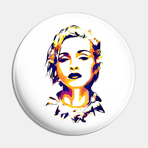 Madonna Pop Art Pin by Creativedy Stuff