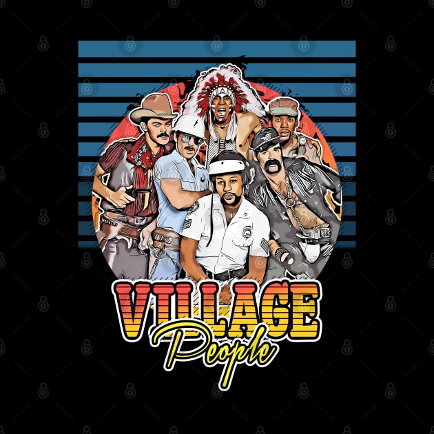 best of the best village people 80s  /style retro vintage flyer by Now and Forever