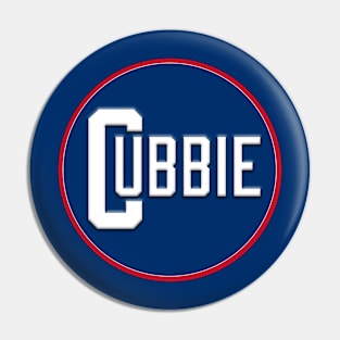 Cubbieblue4life Logo Pin