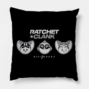 ratchet clank and rivet Pillow