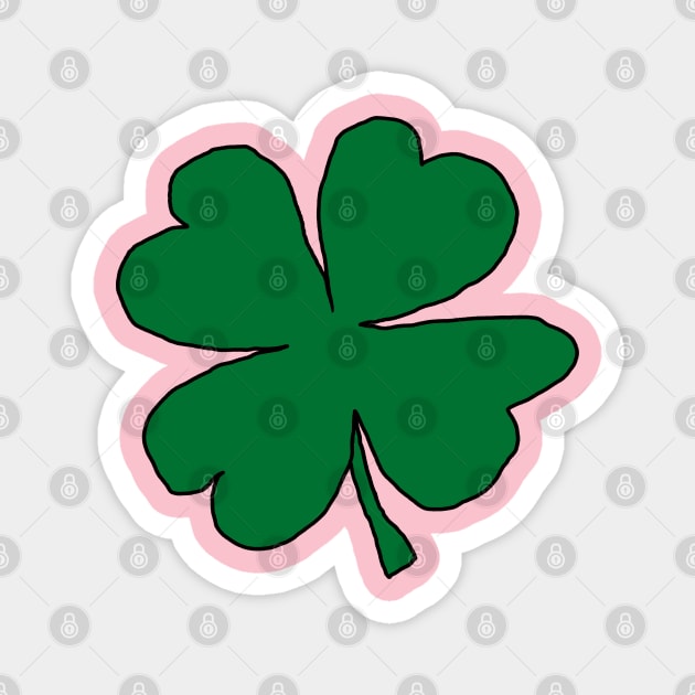 St Patricks Day Shamrock Magnet by EunsooLee