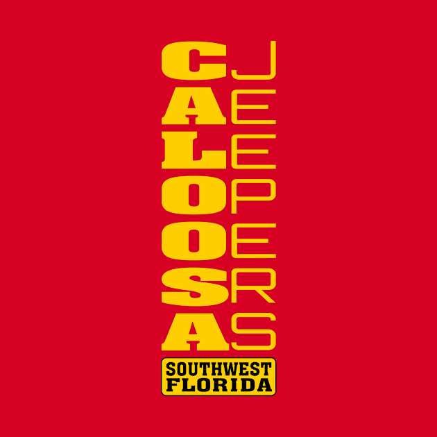 Gold Vertical Logo by Caloosa Jeepers 