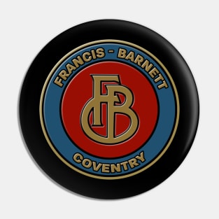 Francis Barnett Motorcycle Logo Pin