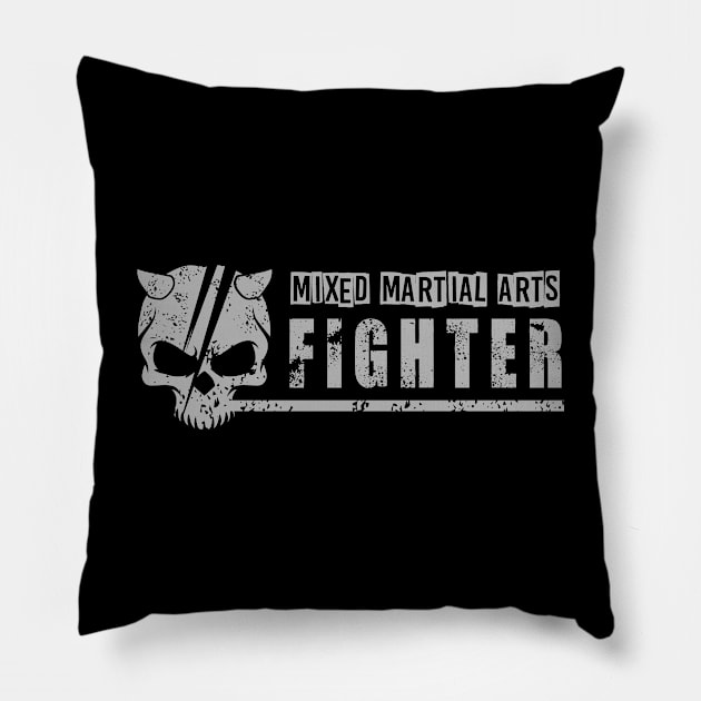 MMA Fighter grey version Pillow by Toogoo