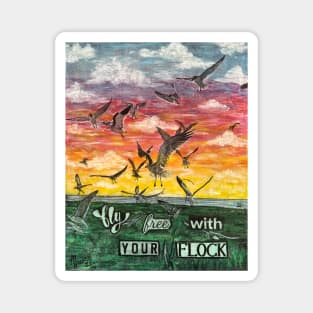 Fly Free with Your Flock Magnet