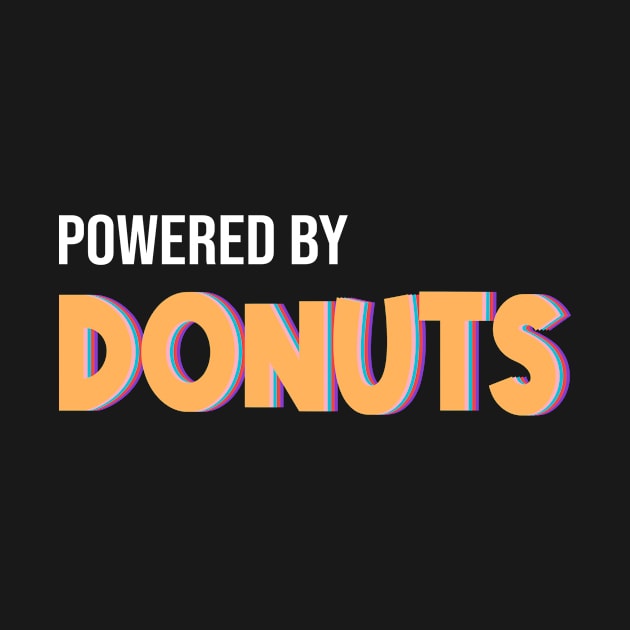 Powered By Donuts for Sweet Donut Lovers by Anassein.os