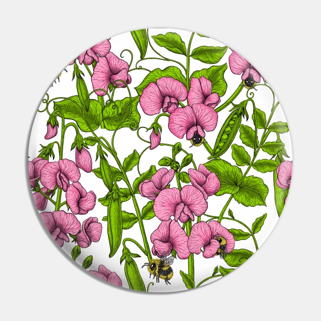 Sweet peas and bumblebees 4 Pin by katerinamk