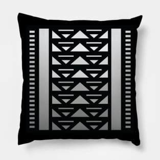 “Dimensional Flow” - V.1 Grey - (Geometric Art) (Dimensions) - Doc Labs Pillow