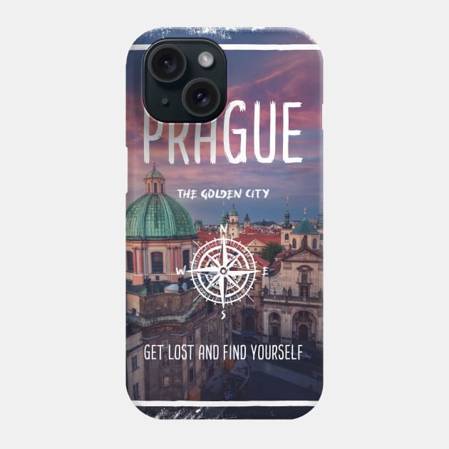 Prague, Czech Republic, the golden city Phone Case by psychoshadow