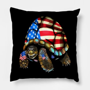 Patriotic Tortoise Pillow