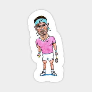 Rafael Nadal - The King tennis player of 21 Grand Slam men's single titles Magnet