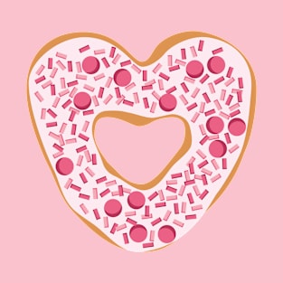 Donuts heart T-Shirt