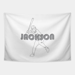 jackson baseball Tapestry