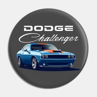 Challenger RT American Car Pin