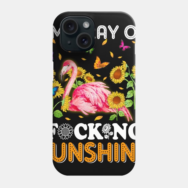 I'm A Ray Of Focking Sunshine Flamingo Lovers Phone Case by Manonee