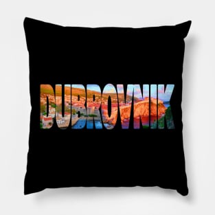 DUBROVNIK - Croatia Sunset Glow Pillow