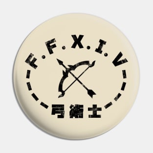 Final Fantasy XIV Archer Icon Kanji Pin