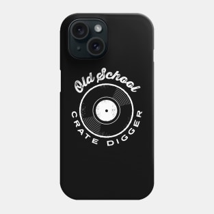 Old School Crate Digger design Phone Case