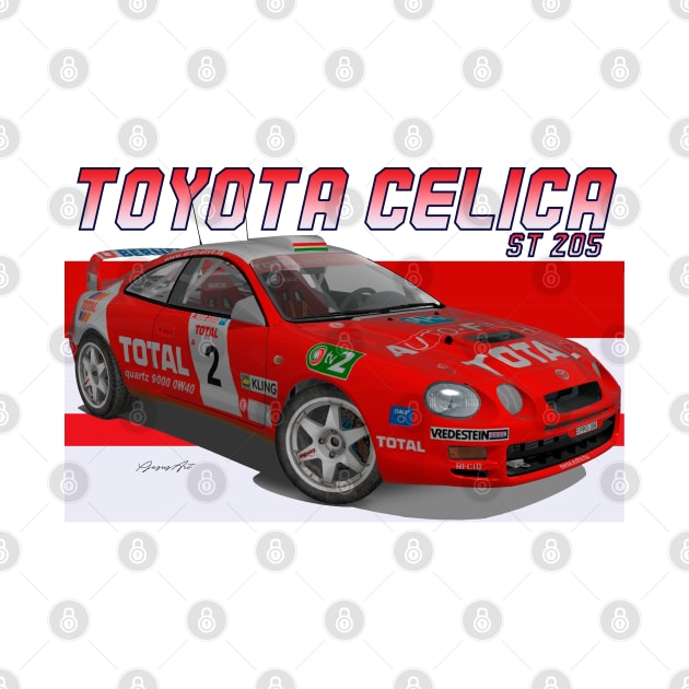 Toyota Celica ST205 by PjesusArt