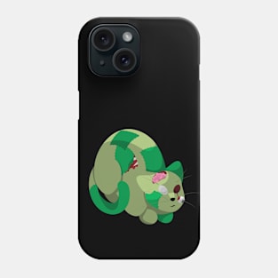 The Zombie Cat (second version) Phone Case