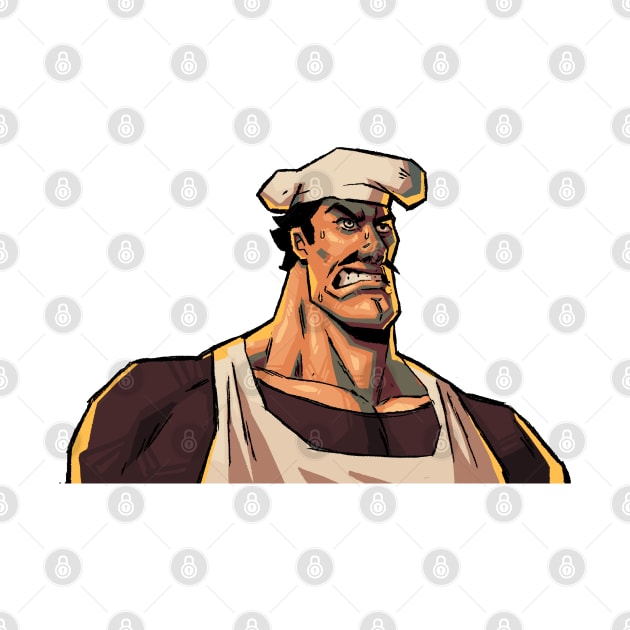 Manly Italian Chef Design by Novanim