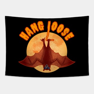Hang Loose Halloween Bat Tapestry