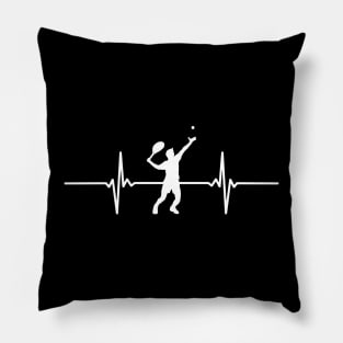 funny tennis Pillow