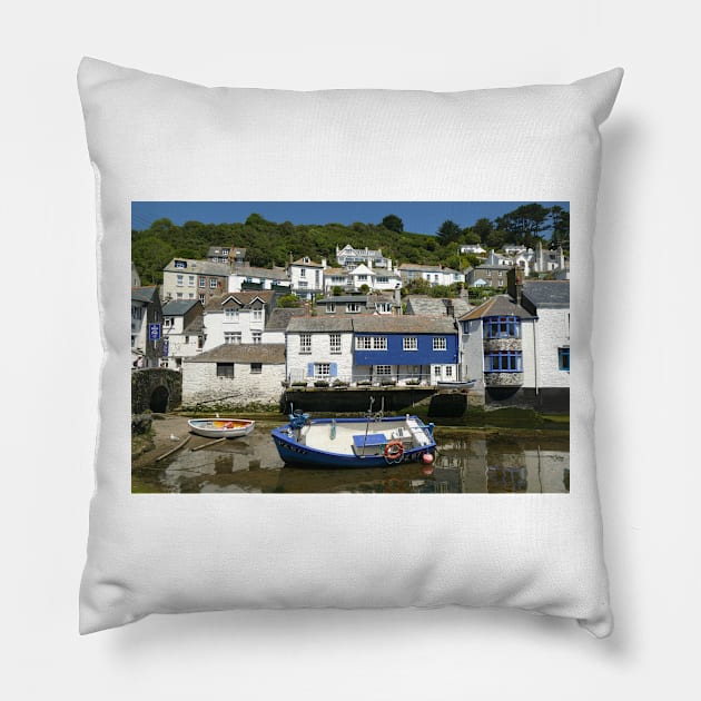 Polperro, Cornwall Pillow by Chris Petty