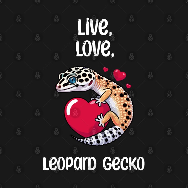 Leopard Gecko Live Love by dinokate