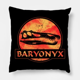 Baryonyx fossil skull Pillow