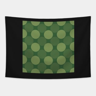 Dots Dots! dark green Tapestry