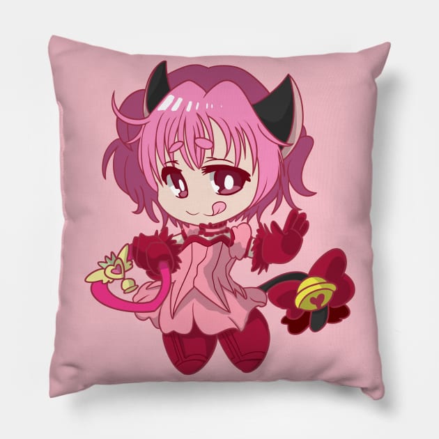 Tokyo Cat Cat Ichigo Pillow by kelsmister