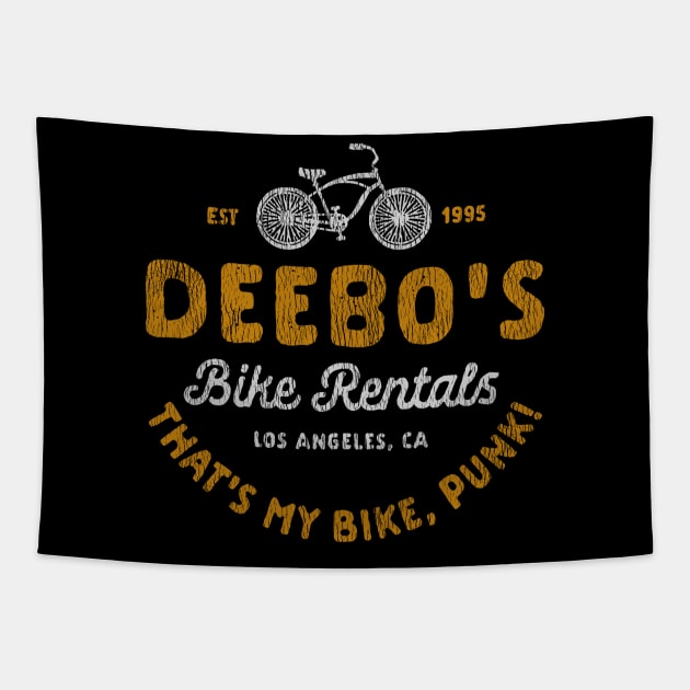 Deebo's Bike Rentals Vintage Tapestry by Talkad