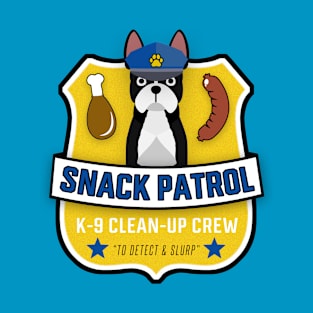 Boston Terrier Snack Patrol T-Shirt