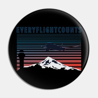 Flight Counts Pin