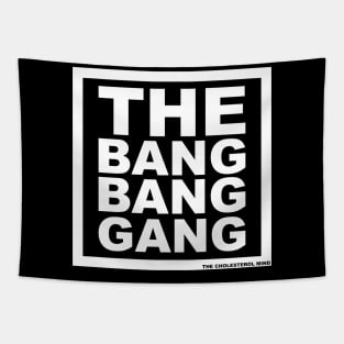 THE BANG BANG GANG. LOGO. SQUARE. Tapestry