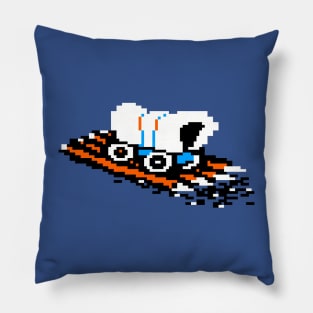 Oregon Trail Ferry Crossing Pillow