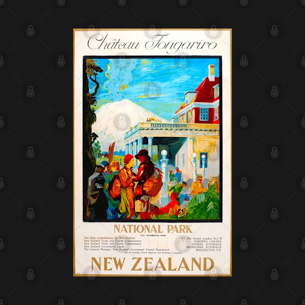 Vintage Travel - New Zealand by Culturio