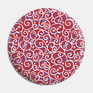 Arabic Turkish pattern #18 - Iznik decor Pin