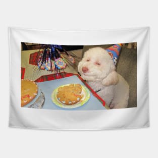 Birthday Dog Tapestry