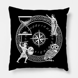 The Four Stoic Virtues Pillow