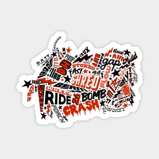 Slang MTB T-Shirt Magnet