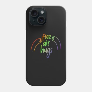 Air Hugs Rainbow Free Social Distancing Cute Back to School Phone Case