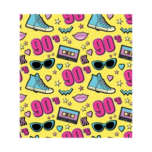 90s Colorful Pattern Style Cool Decade 90's Aesthetic T-Shirt