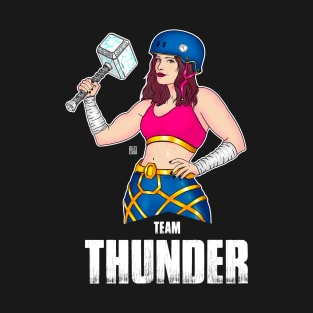 Lady Thor Joins Roller Derby T-Shirt