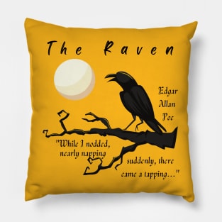 The Raven of Edgar Allan Poe Pillow